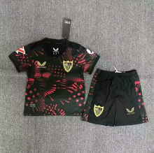 24-25 Sevilla FC Third Kids Kits 1:1 Quality Soccer Jersey