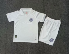 24-25  Marseille Commemorative Edition White  Kids Kits Soccer Jersey