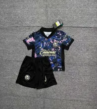 24-25  Club American Third  Kids Kits 1:1 Quality Soccer Jersey