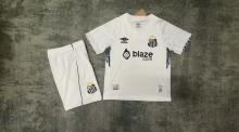 25-26  Santos Home Kits Kids Soccer Jersey