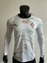 25-26  Portugal  Away Long Sleeves  Player  Soccer Jersey