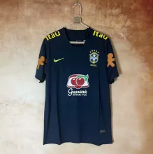 25-26   Brazil  Training Clothes  Royal Blue  Fans  1:1 Quality Soccer Jersey