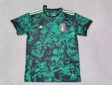 23-24  Italy  Training Outfit Green  Fans 1:1 Quality Soccer Jersey