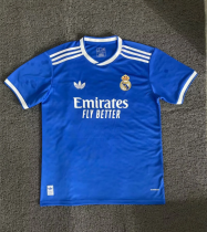 25-26 Real Madrid  Third Blue  Fans 1:1 Quality Soccer Jersey