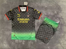 25-26  AC Milan Fourth Black  Adult Kits  Soccer Jersey  （成人套装） ﻿