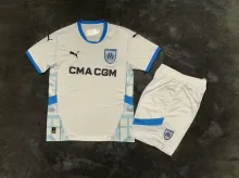 24-25  Marseille Home  Adult Kits  1:1 Quality  Soccer Jersey （成人套装） ﻿ ﻿