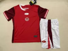 24-25  Canada Home Kids  Kits 1:1 Quality Soccer Jersey