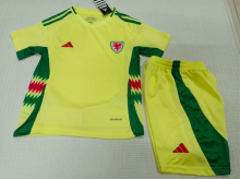 24-25 Wales  Away Kids  Kits 1:1 Quality Soccer Jersey