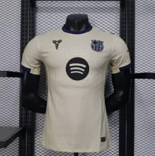 25-26  Barcelona  Away  PLayer  Soccer Jersey