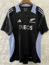 24-25  All Blacks Black  Rugby jersey