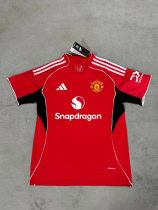 25-26 Manchester United  Home  Fans 1:1 Quality Soccer Jersey