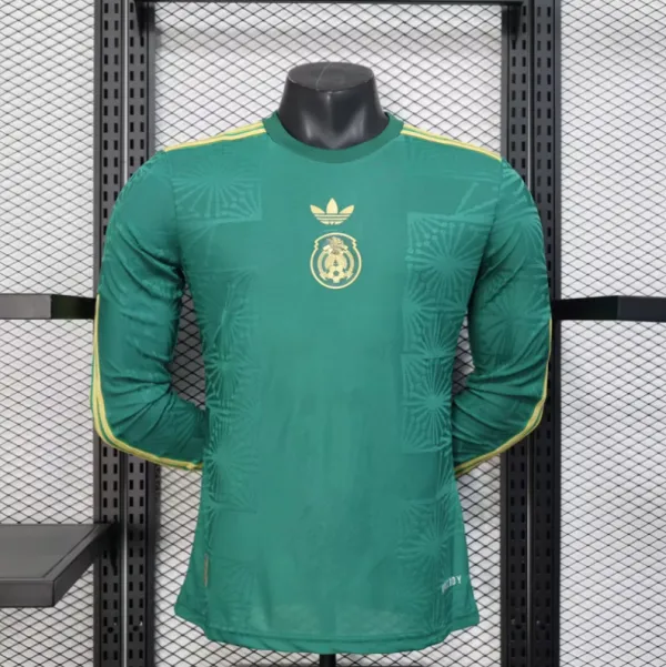 25-26  Mexico Special Edition Green Long Sleeves  Player 1:1 Quality Soccer Jersey