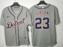 Detroit Tigers  #23  GIBSON   Grey  Jersey  （五件起批）