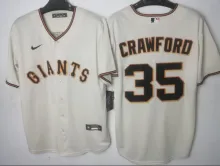 San Francisco Giants  #35 CRAWFORD  Beige   Jersey  （五件起批）