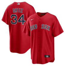 Boston Redsox  #34  ORTIZ  Red  Jersey  （五件起批）