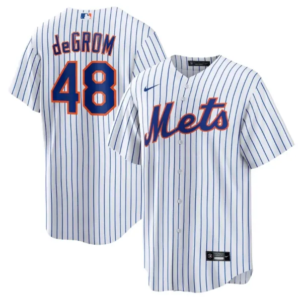 New York Mets  #48  deGROM  Black   Jersey  （五件起批）