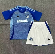 25-26  Millonarios  Home  Adult Kits 1:1 Quality Soccer Jersey（成人套装）