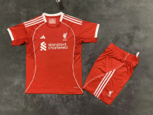 25-26 Liverpool  Home  Adult Kits 1:1 Quality Soccer Jersey（成人套装）