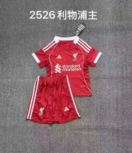 25-26 Liverpool  Home  Adult Kits 1:1 Quality Soccer Jersey（成人套装）