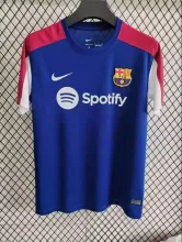 25-26  Barcelona Training Clothes Blue  Fans  Soccer Jersey