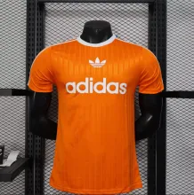 25-26  Adidas  Leisure Orange Player 1:1 1:1 Quality Soccer Jersey