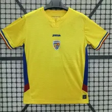 25-26 Romania Home  Yellow  Fans 1:1 Quality Soccer Jersey