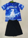 25-26 Real Madrid CR7 Star  Kids  Kits 1:1 Quality Soccer Jersey