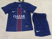25-26 PSG Paris Home  Kids Kits 1:1 Quality Soccer Jersey