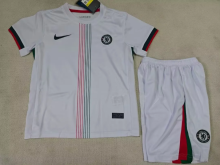 25-26  Chelsea  Away  Kids Kits 1:1 Quality Soccer Jersey