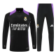 25-26   Real Madrid  Kids Light Black Paired With Purple  Player 1:1 Quality Training Jersey