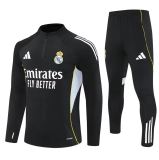 25-26 Real Madrid Training  Light Black 1:1 Quality Training Jersey