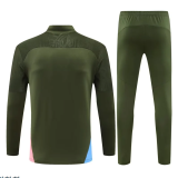 24-25 Manchester City  Training   Army Green 1:1 Quality Training Jersey