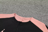 24-25 Paris Training  Black Paired With Pink  Player 1:1 Quality Training Jersey