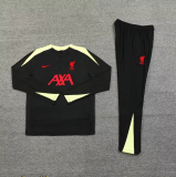25-26   Liverpool  Training  Black paired with yellow 1:1 Quality Training Jersey