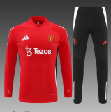 24-25  Manchester United Training Red 1:1 Quality Training Jersey