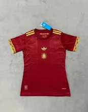 25-26 Mexico Special Edition Woman  Red  Fans 1:1 Quality Soccer Jersey  （刺绣）