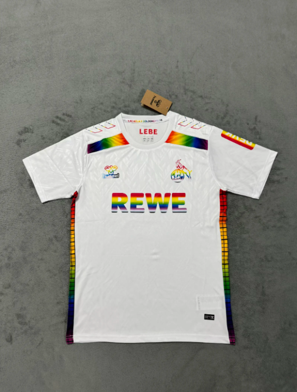 25-26   FC Köln Special Edition  White  Fans 1:1 Quality Soccer Jersey