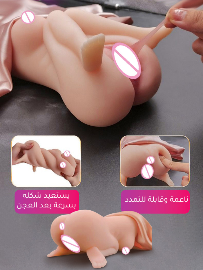 قالب سيليكون مقلد ناعم لجهاز الاستمناء للرجال