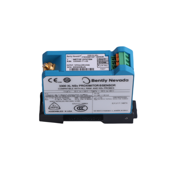 Bently Nevada | 330980-71-05 | 3300 XL NSv Proximity Transducer System