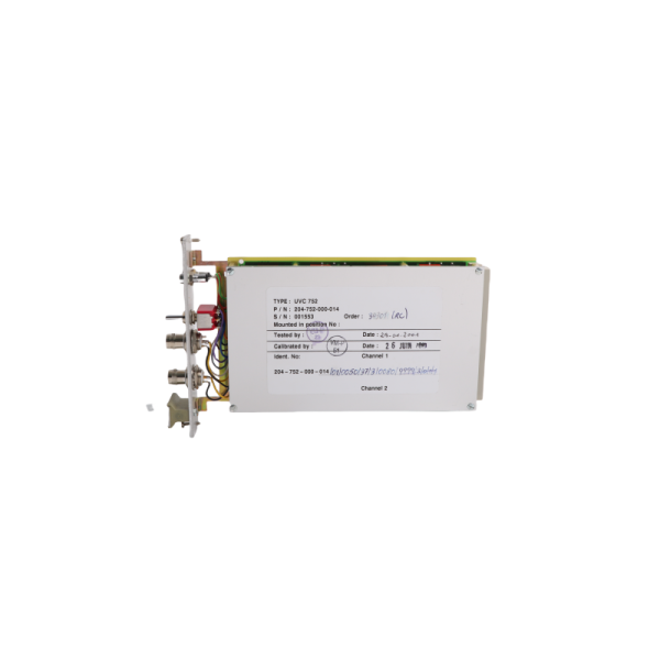 VIBRO METER UVC752 204-752-000-014S Vibration Processor Module