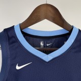 2023 GRIZZLIES MORANT #12 Blue Top Quality Hot Pressing Kids NBA Jersey