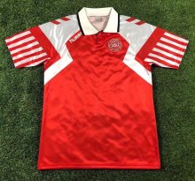 1992 Denmark Home Retro Soccer Jersey