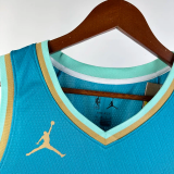 23-24 Hornets BALL #1 Blue City Edition Top Quality Hot Pressing NBA Jersey
