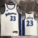22-23 Wizards JORDAN #23 White Top Quality Hot Pressing NBA Jersey (Retro Logo)
