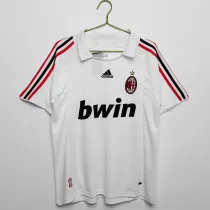2007-2008 ACM Away White Retro Soccer Jersey