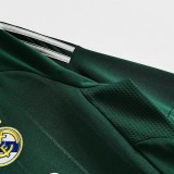 2012-2013 RMA Away Green Long Sleeve Retro Soccer Jersey