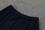 24-25 Aja× Dark Blue Training Short Suit (100%Cotton)纯棉