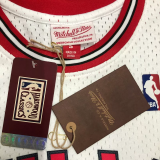 1998 BULLS RODMAN #91 White Retro Top Quality Hot Pressing NBA Jersey