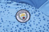 23-24 Man City High Quality Half Pull Tracksuit
