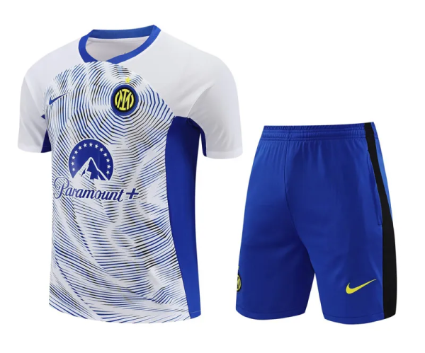 24-25 INT White Training Short Suit